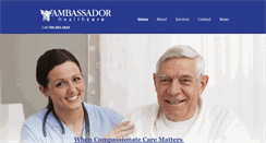 Desktop Screenshot of ambassadorhealthcare.com